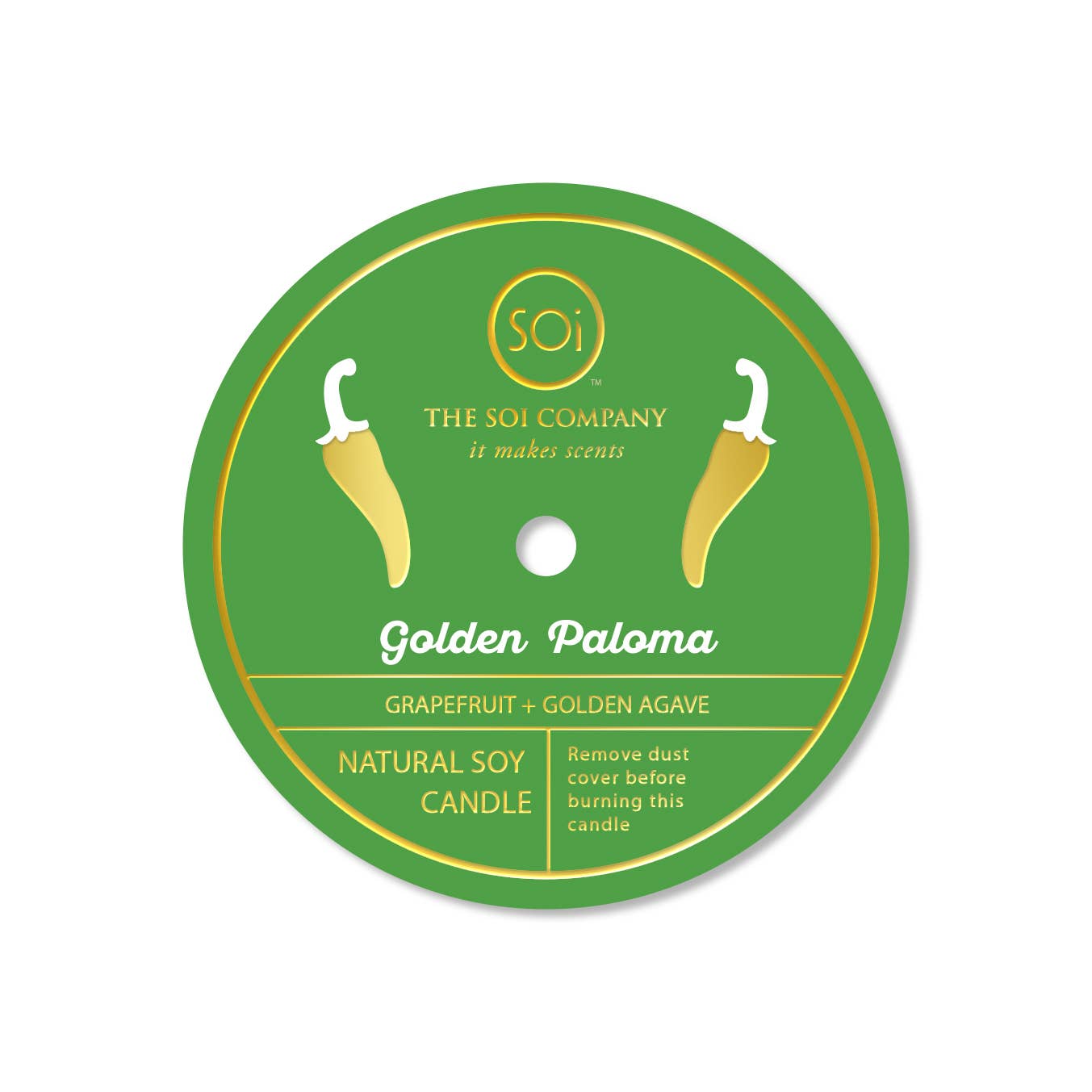 Golden Paloma Candle