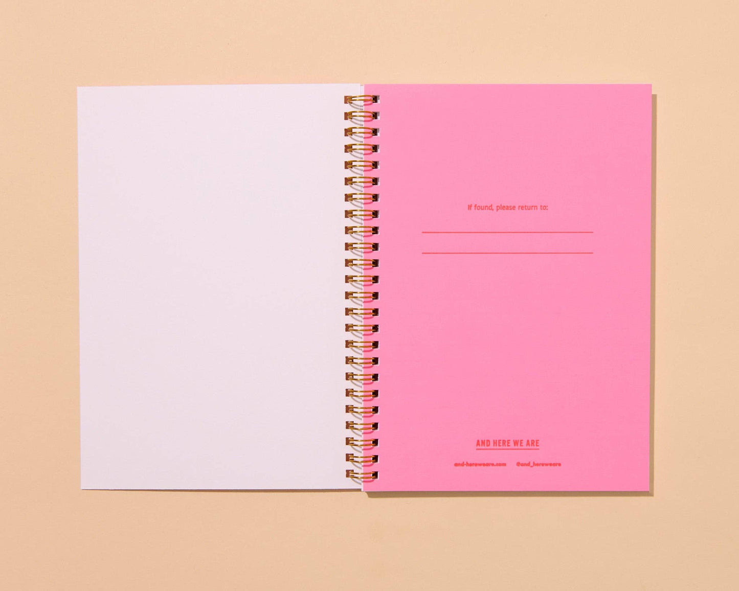 Tulip Letterpress Spiral Notebook