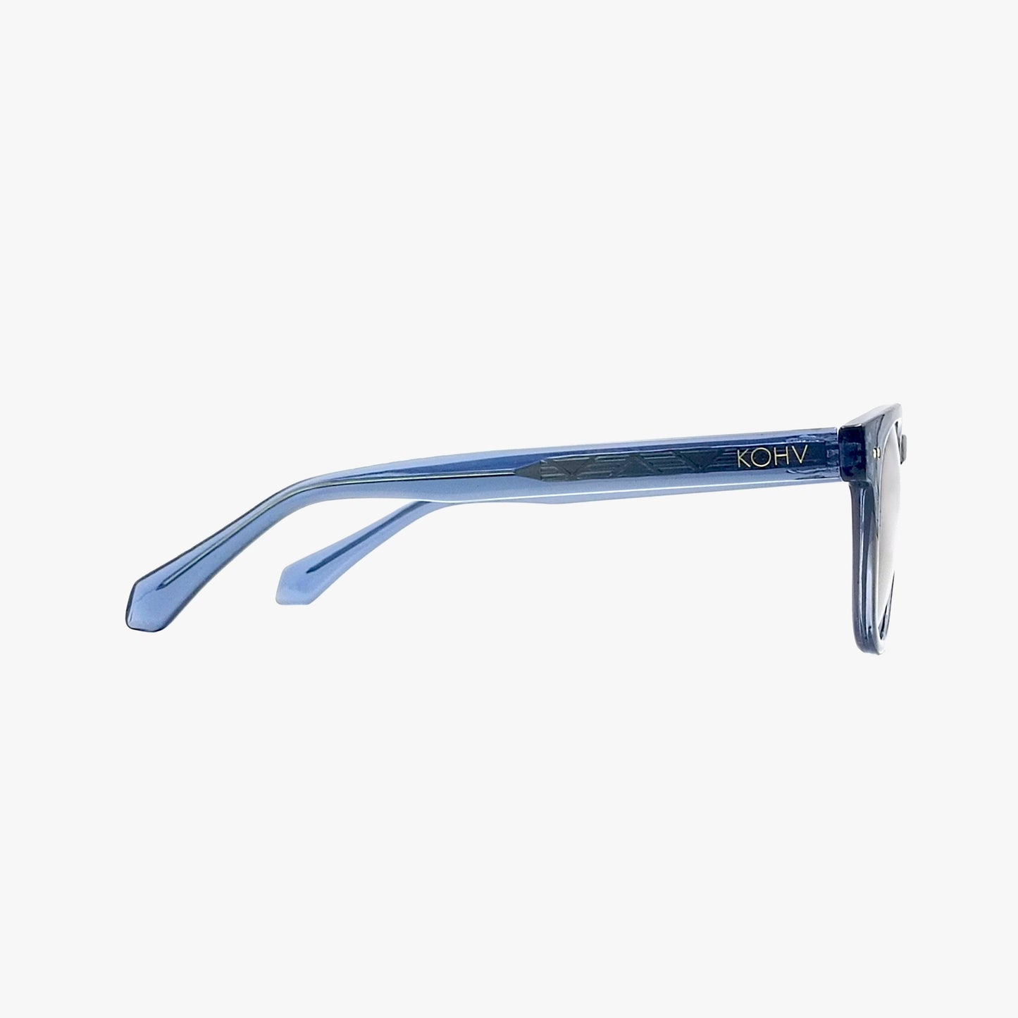 Denim Polarized Round Fashion Sunglasses