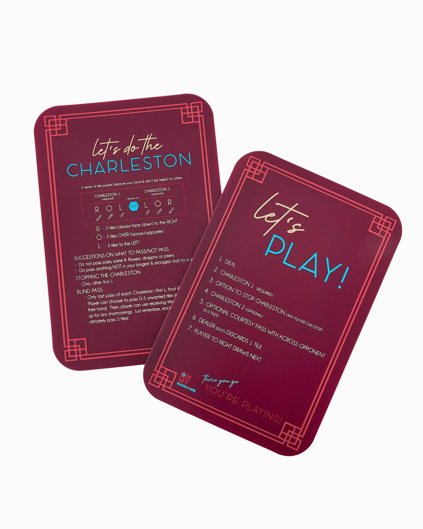Oh My Mahjong - Burgundy Shuffler