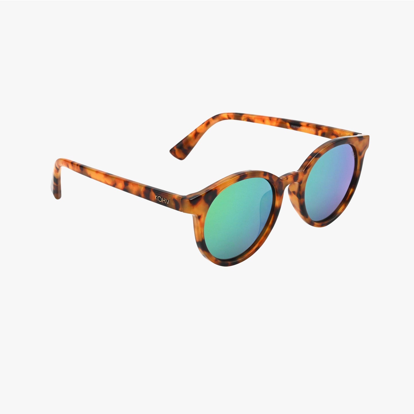HERON LIMELIGHT MIRROR Polarized Round Fashion Sunglasses