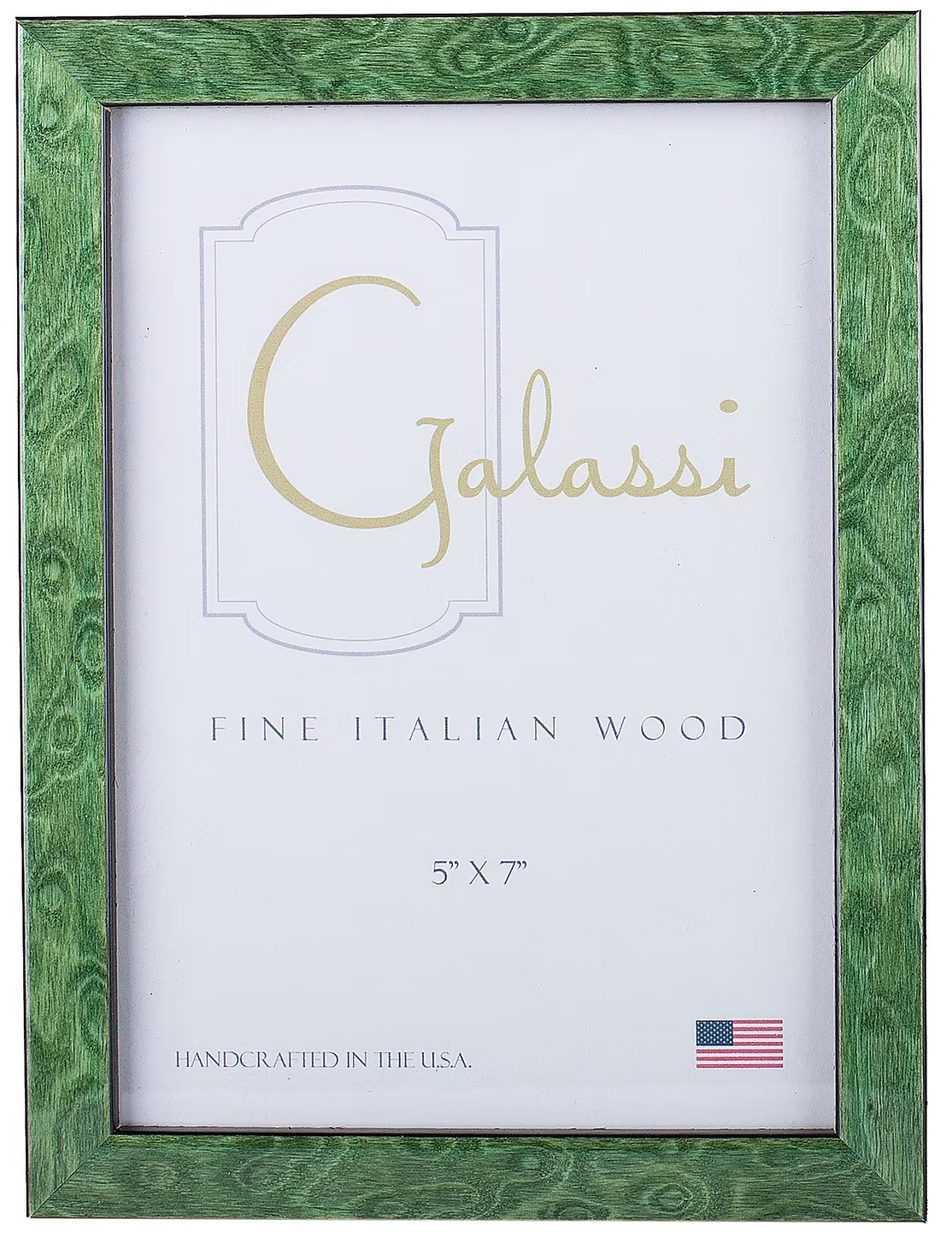 5x7 Green Burl Picture Frame