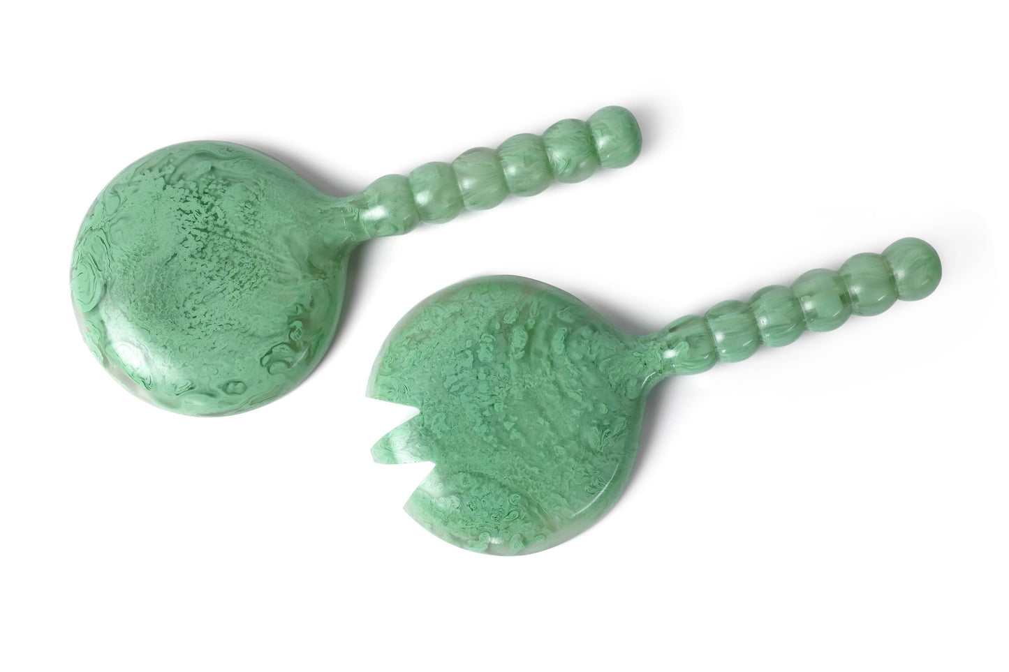 Green Resin Salad Server