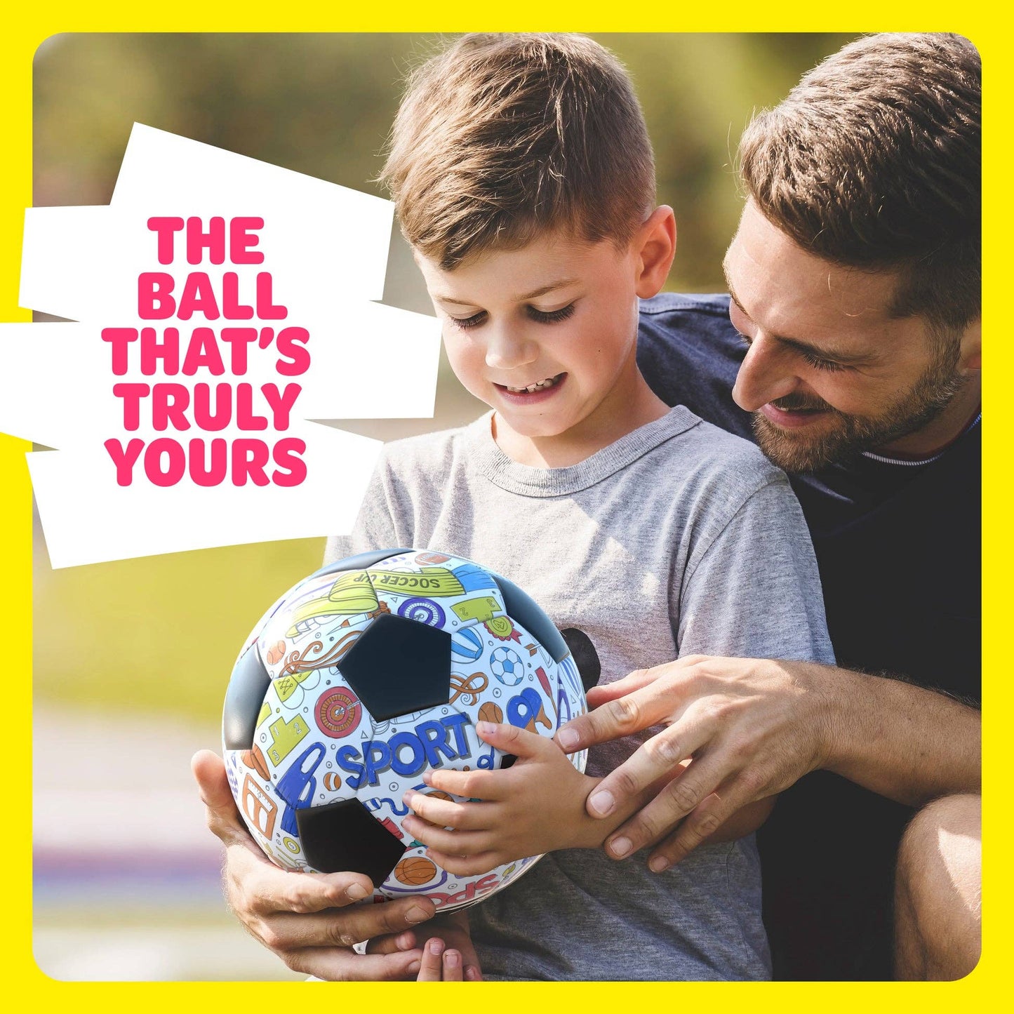 Soccer Ball Coloring Kit for Kids