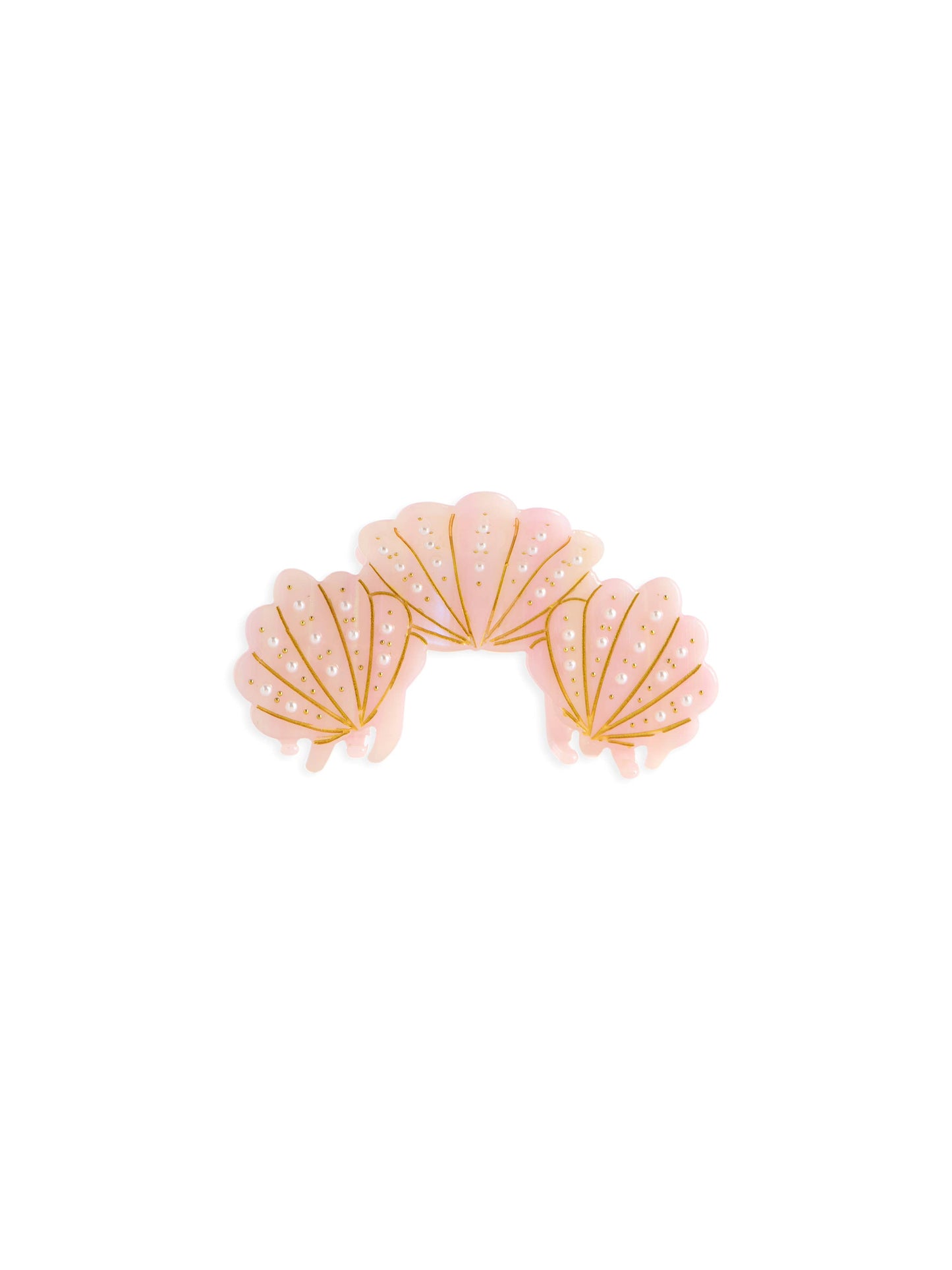 PEARL SEASHELL CLAW CLIP
