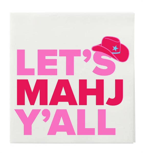 Let's Mahj Y'all Cocktail Napkins - Thumbnail 4