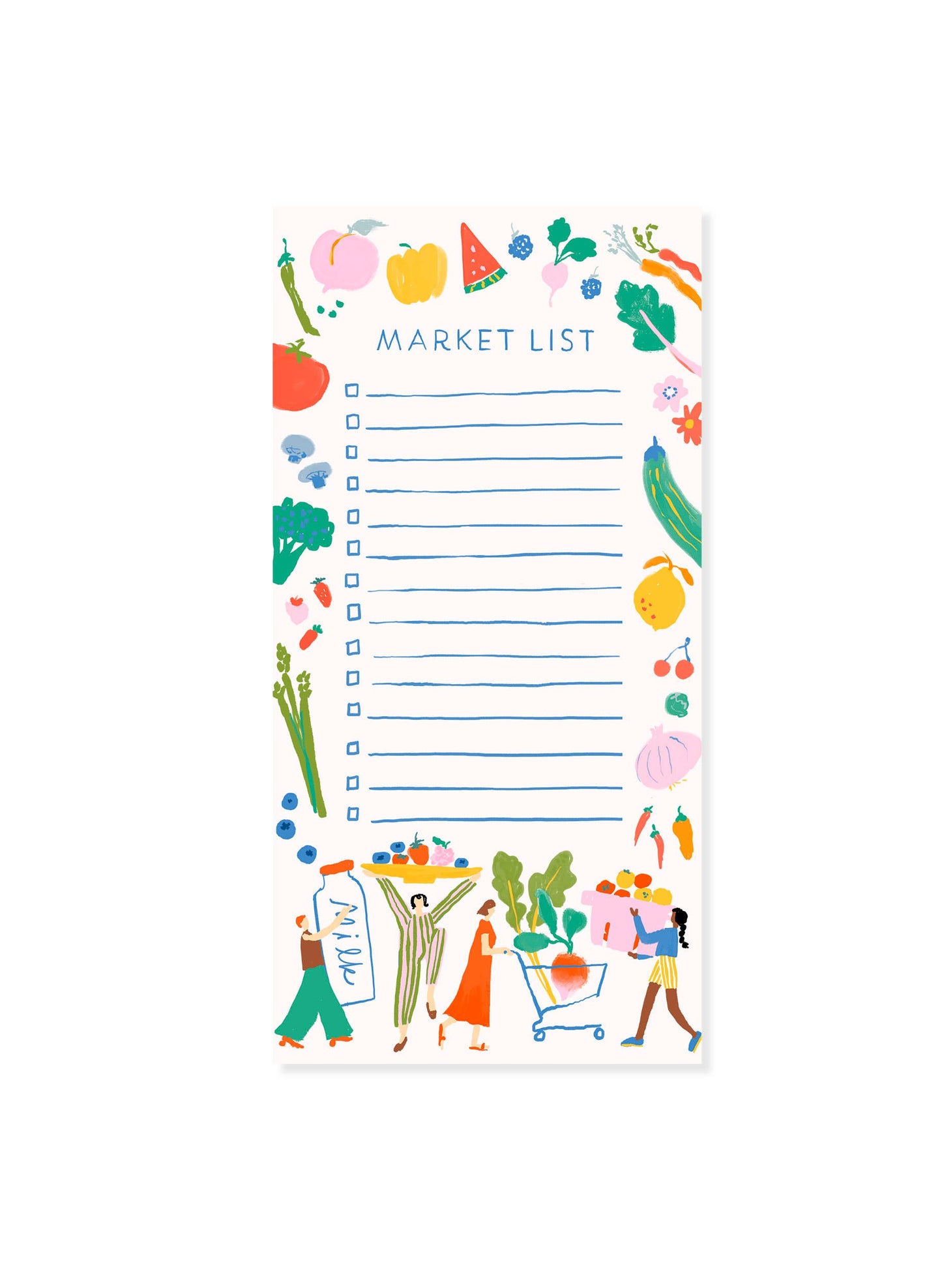 Market Party Market Pad – Grocery List Notepad | Fridge Pad