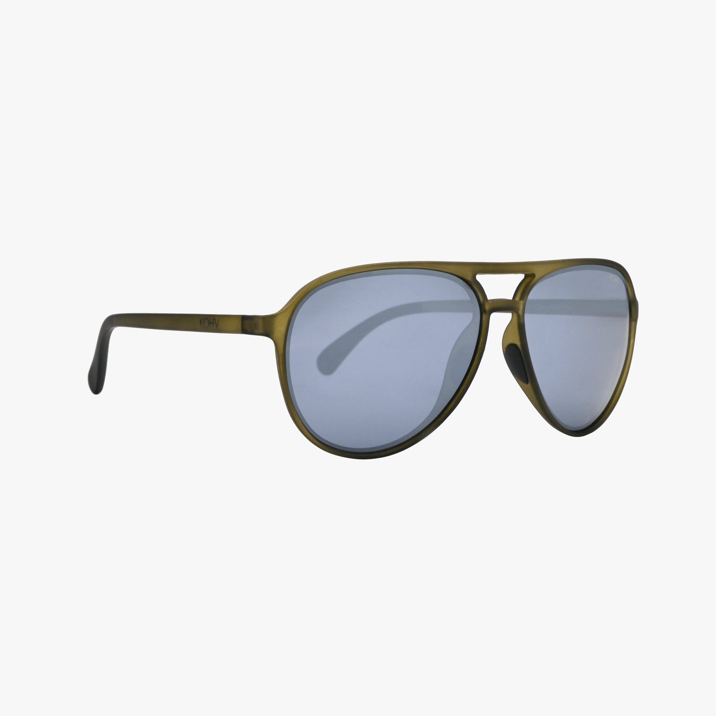 DASH ASPEN Polarized Active Soft Rubber Aviator Sunglasses
