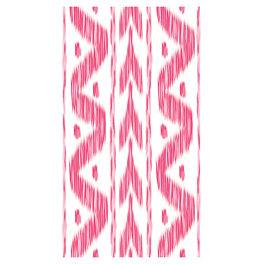 Pink Ikat Paper Dinner Napkins