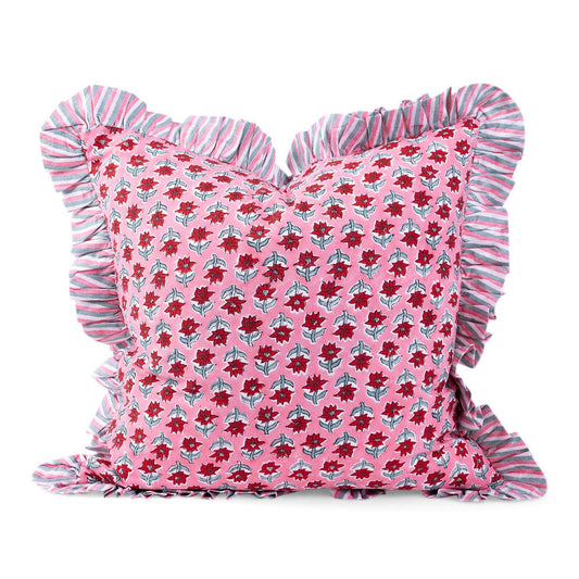 Sabrina Ruffle Throw Pillow