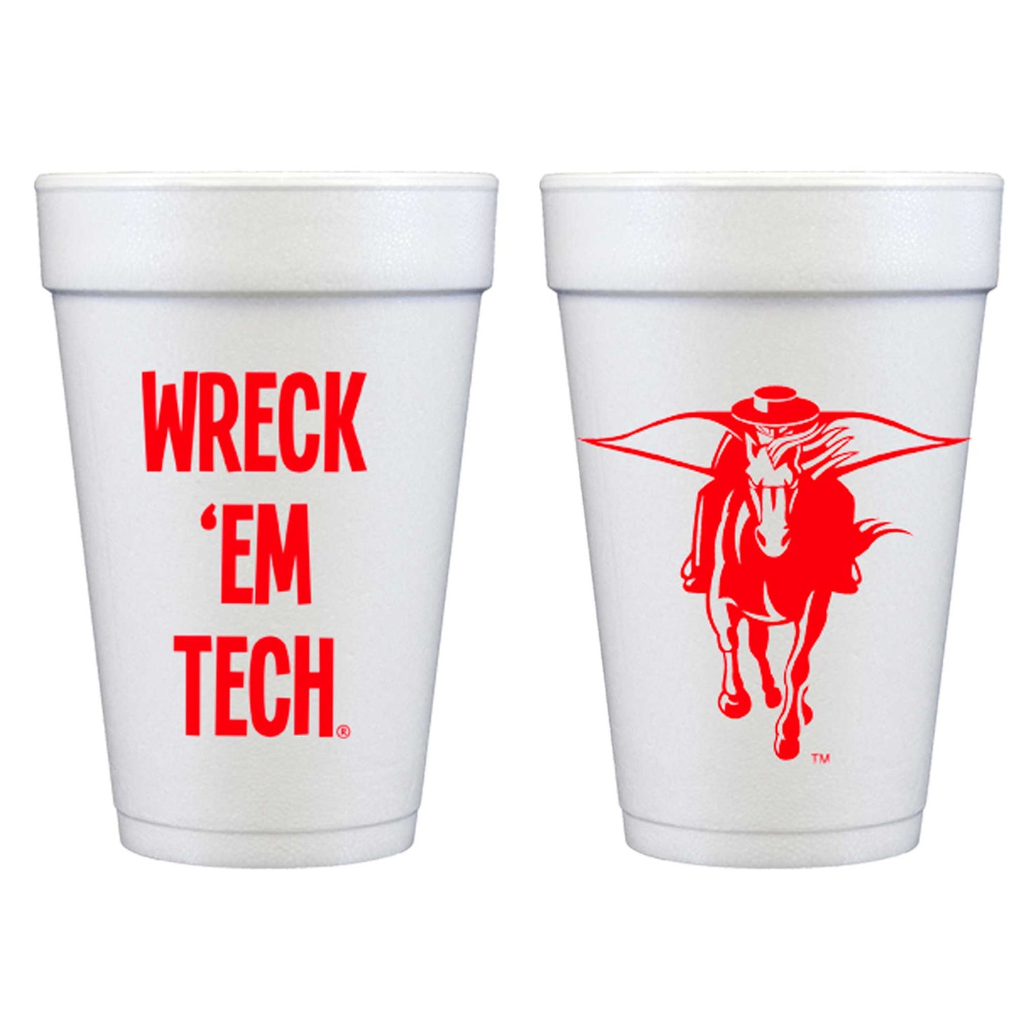 Texas Tech Foam Cup