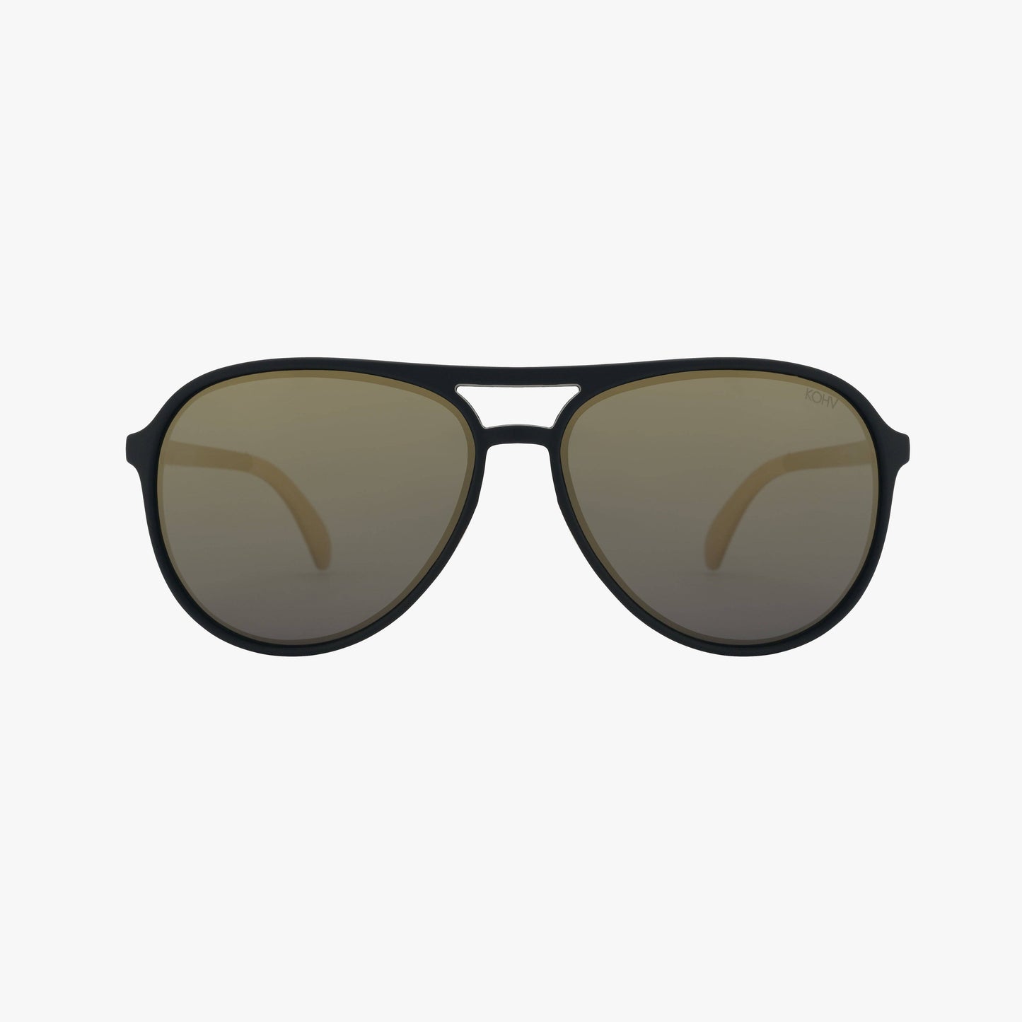 DASH BRONZE Polarized Active Soft Rubber Aviator Sunglasses
