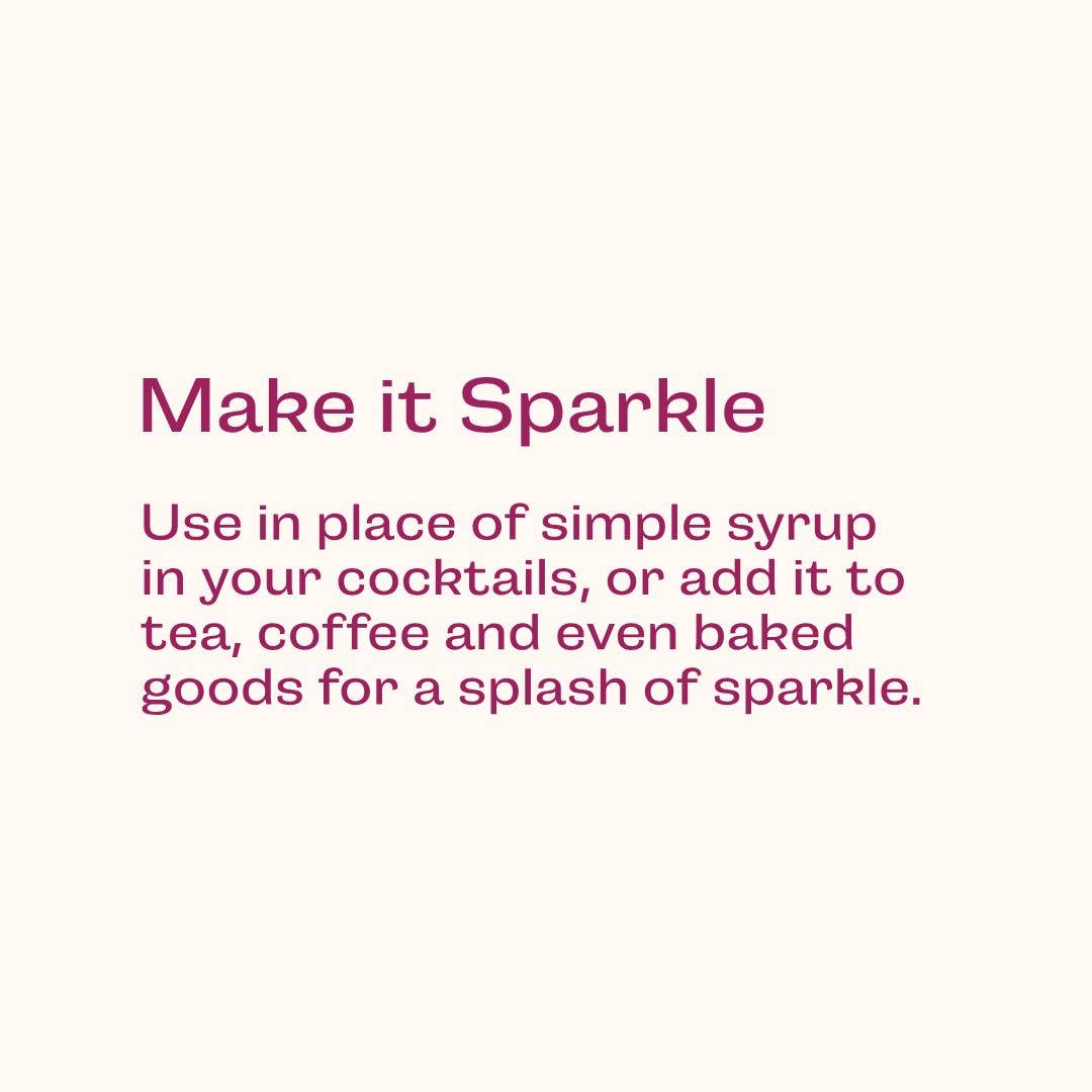 Glitter Simple Syrup 16oz