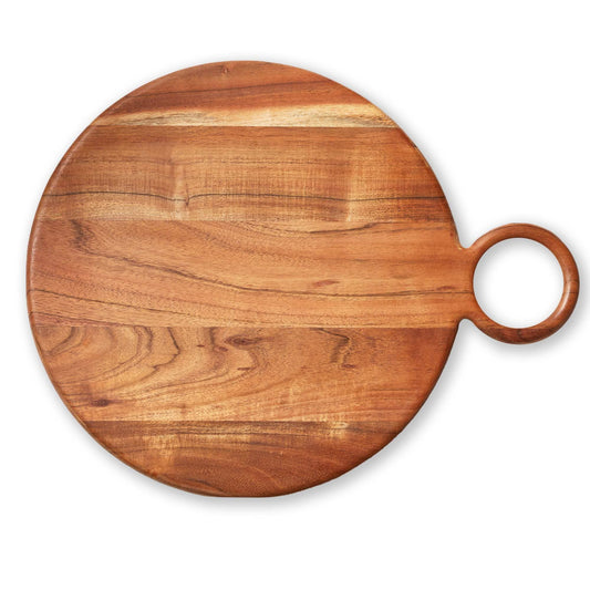 Loop Round Board Natural Acacia Wood Everyday