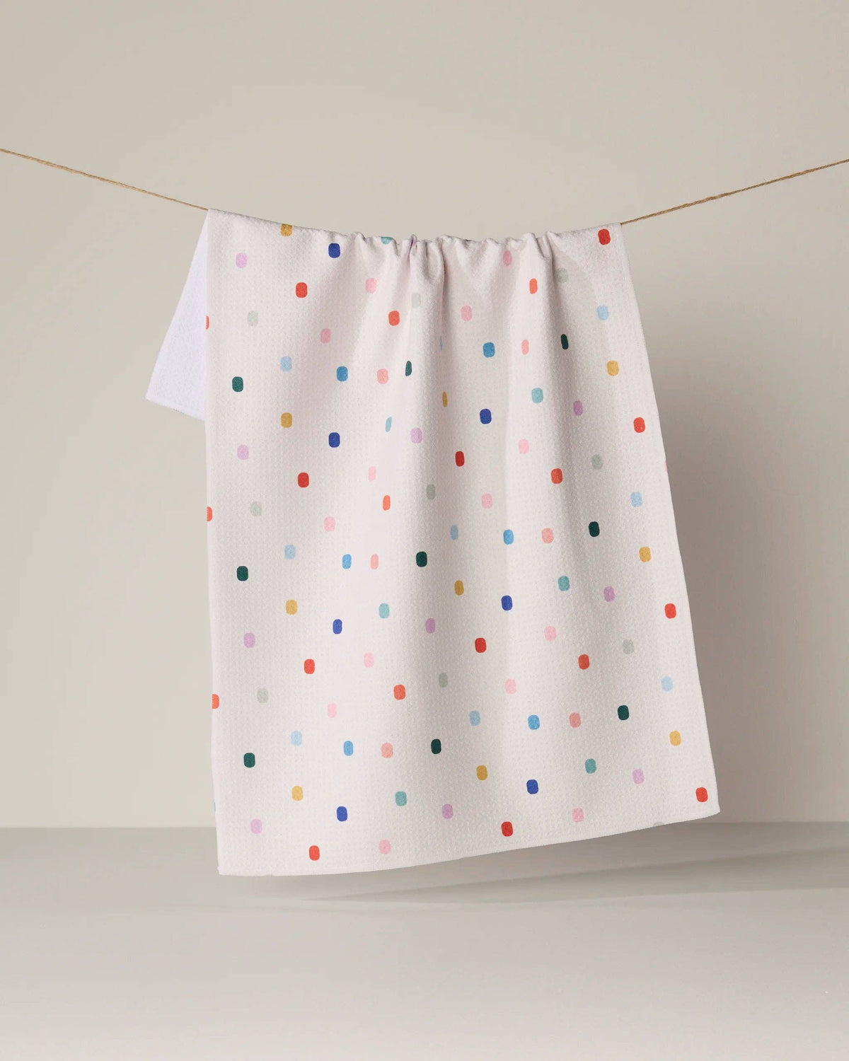 Geometry - Tile Shuffle Tea Towel - Mahjong