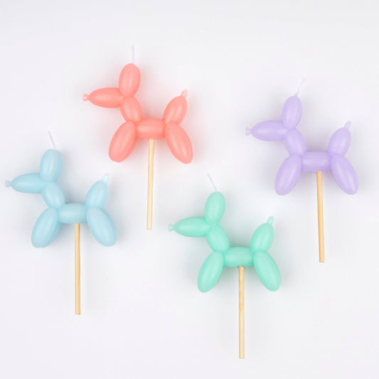 Balloon Dog Candles