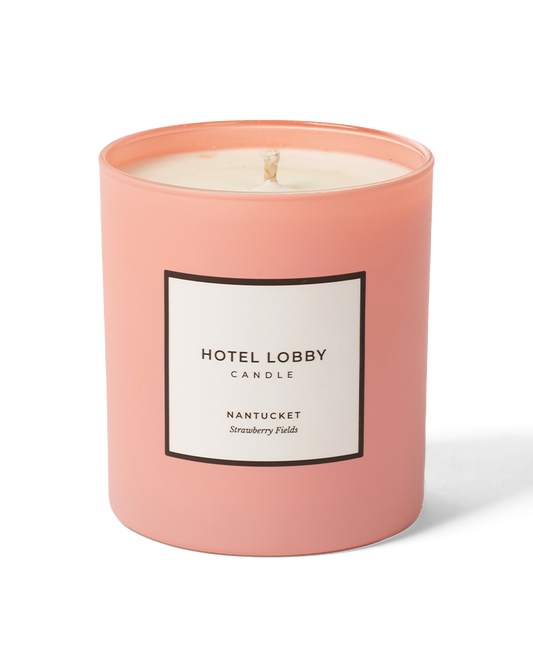 Hotel Lobby Candle - Nantucket Strawberry Fields - Luxury Soy Candle - 9.75 oz