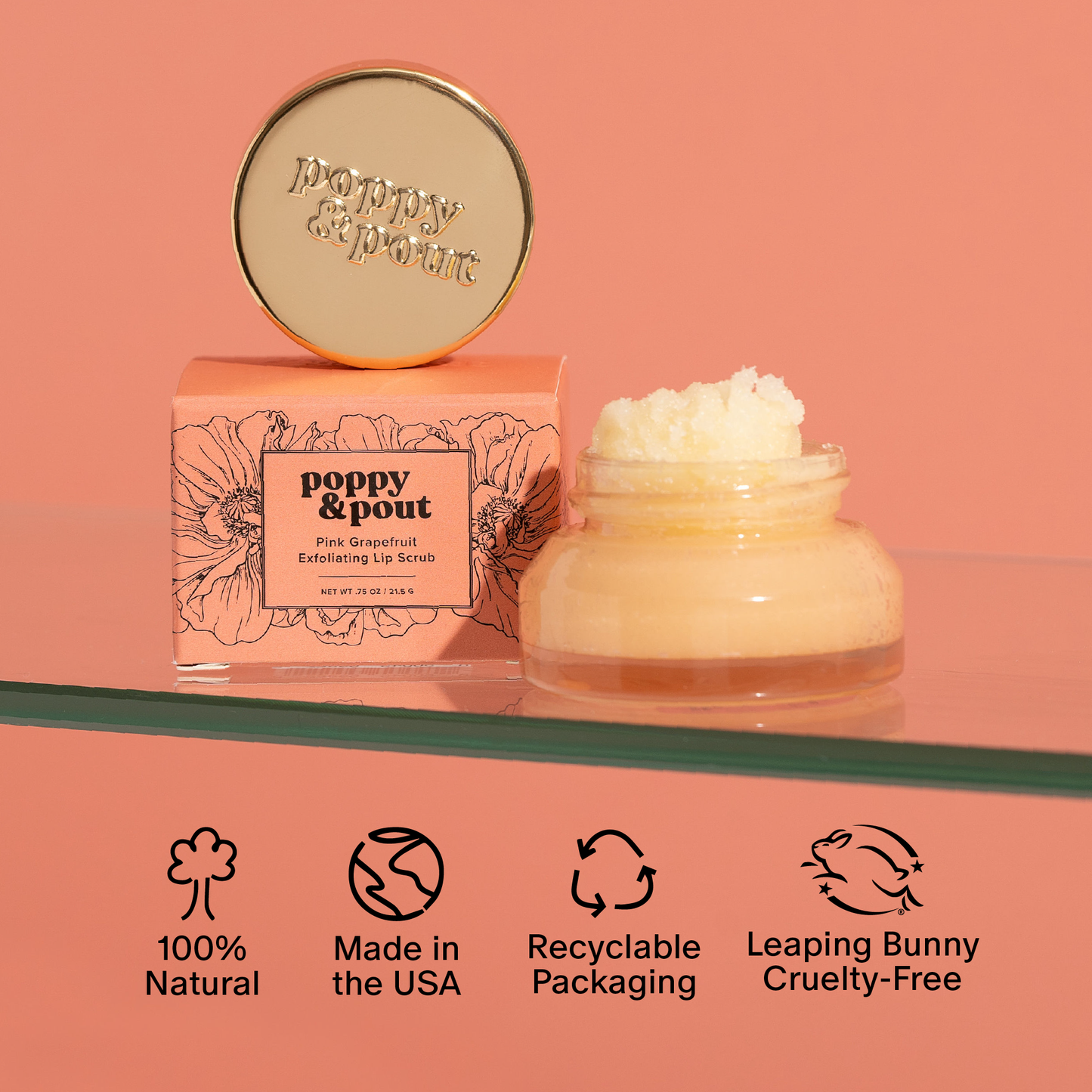Pink Grapefruit Lip Scrub