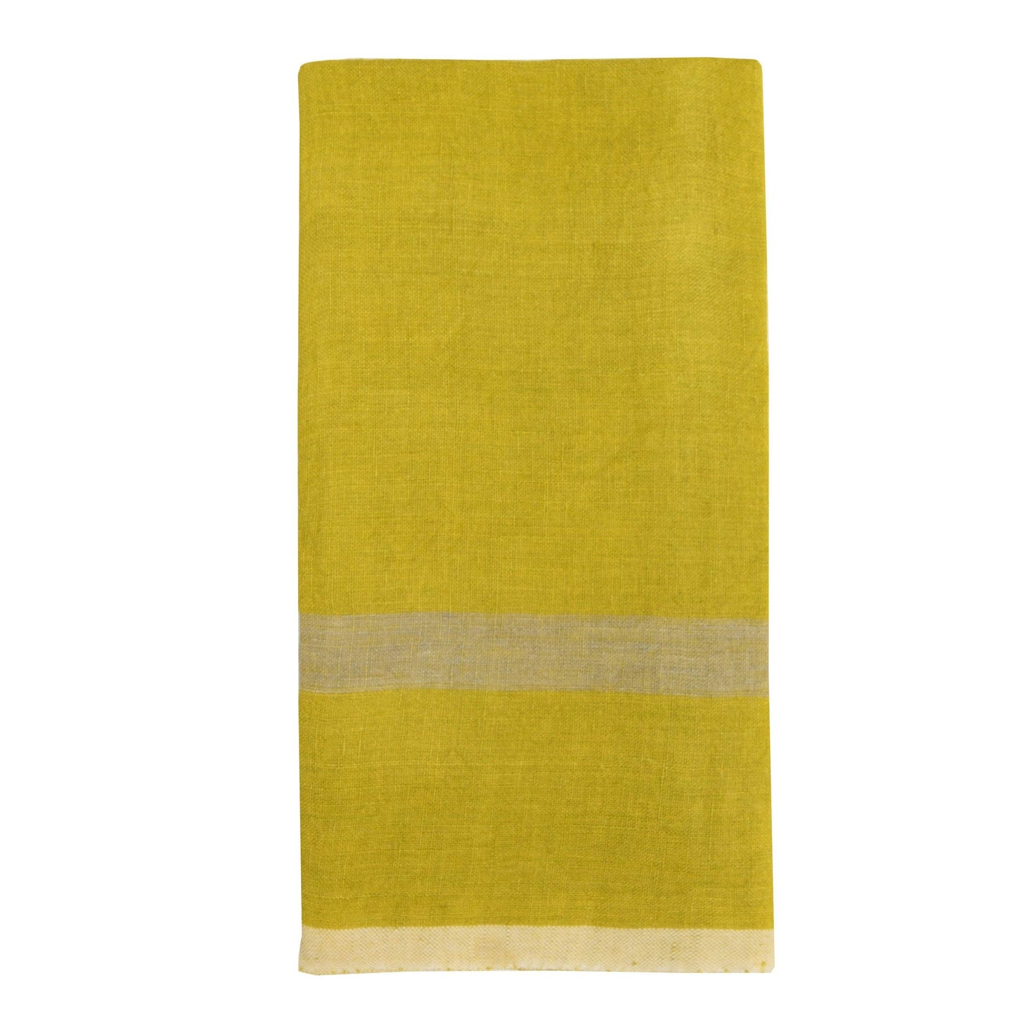 Lime & Grey Linen Kitchen Towels