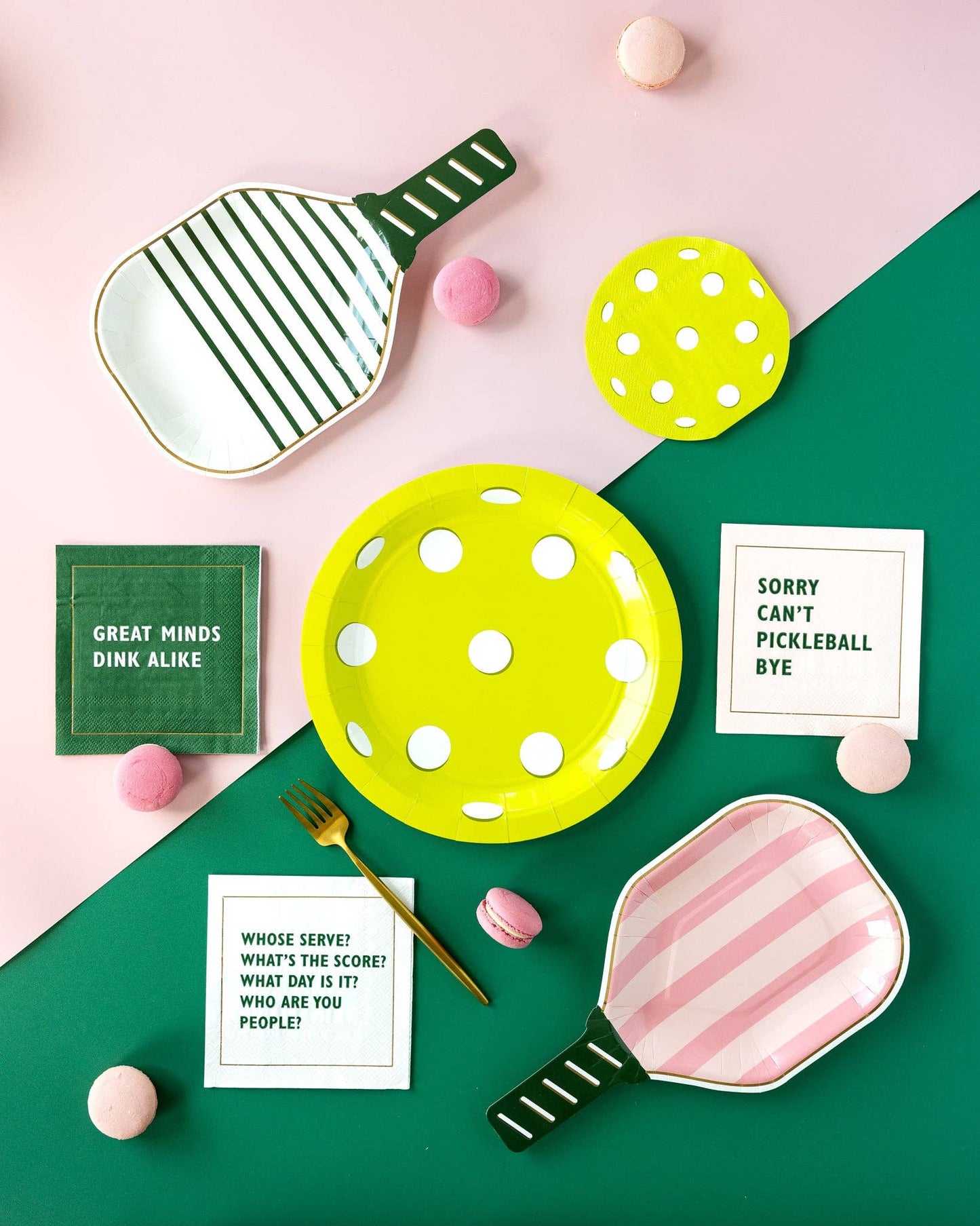 Pickleball Paper Plate