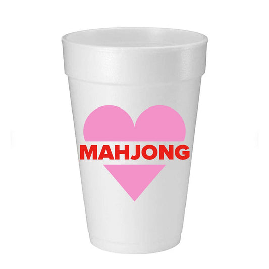 Heart Mahj Foam Cup