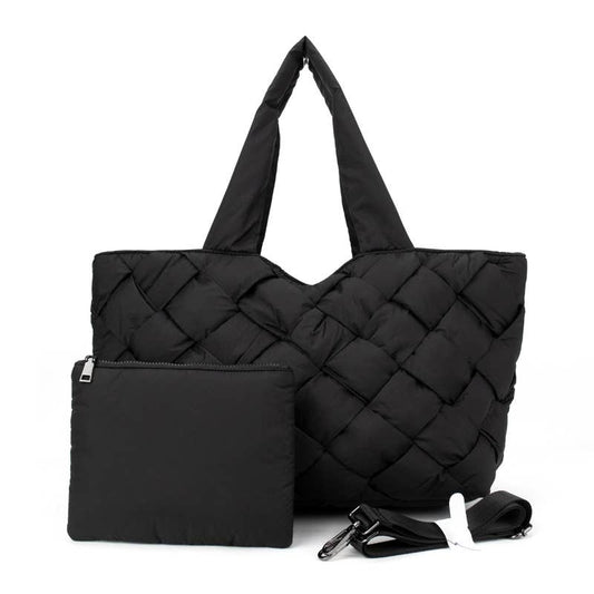 Parker & Hyde - Cloud Woven Tote - Black