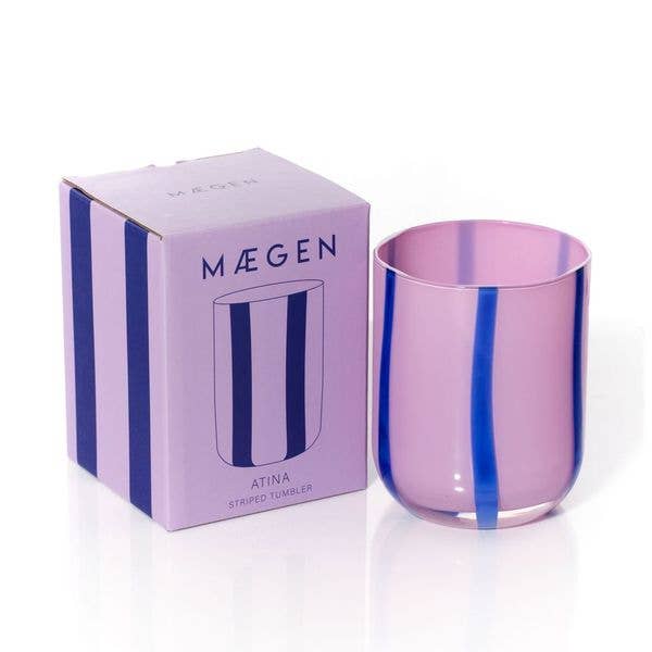 Lilac & Navy Cup