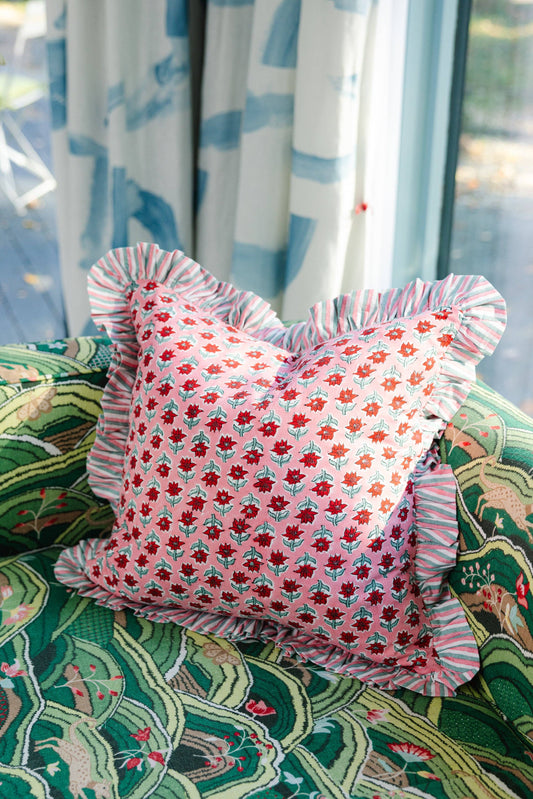 Sabrina Ruffle Throw Pillow