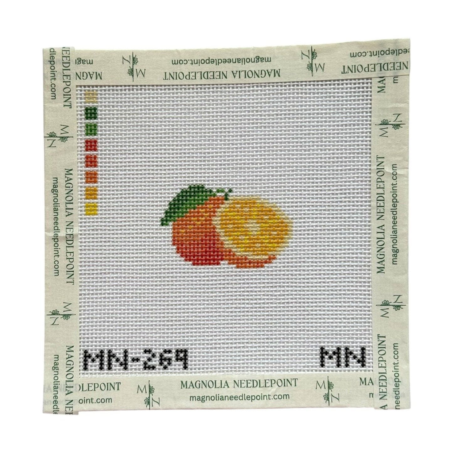 Orange Mini Needlepoint Canvas