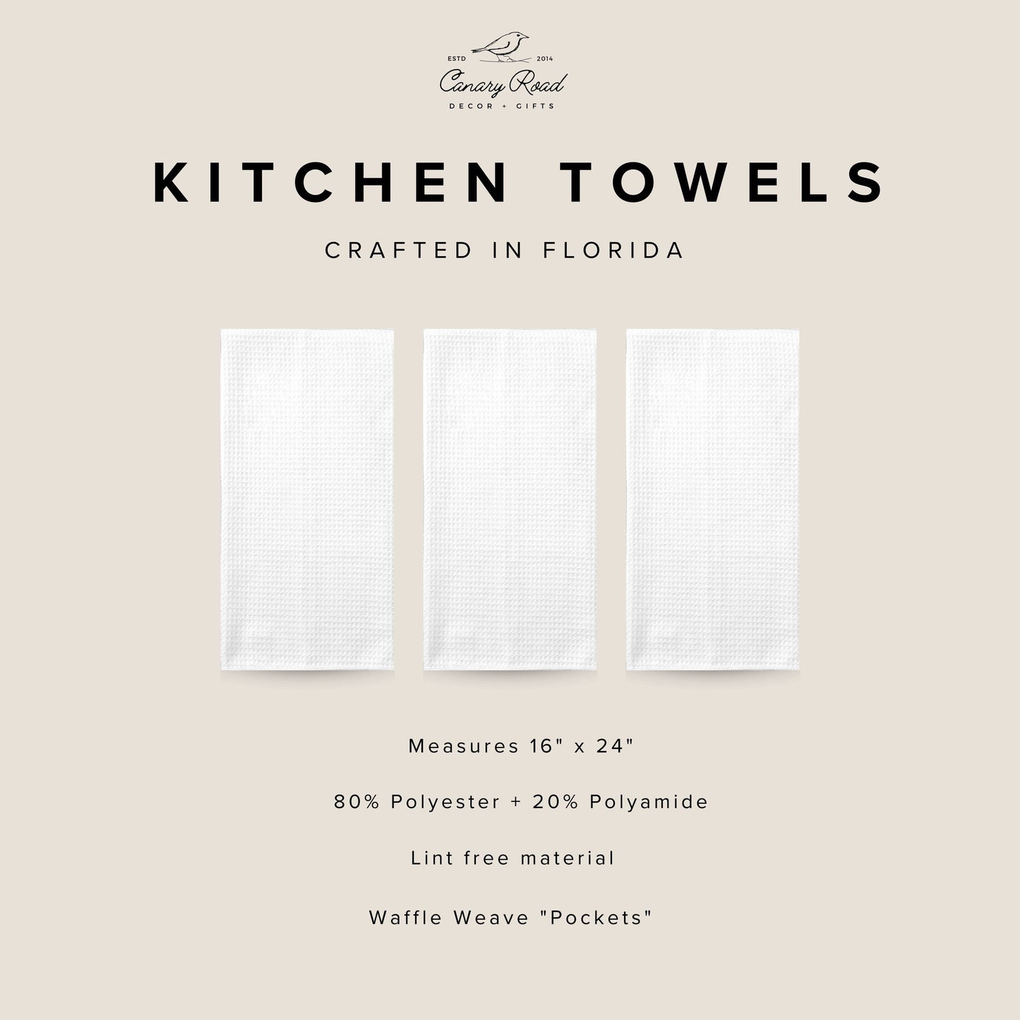 Hydrangea Flower Chinoiserie Kitchen Towel Preppy Spring