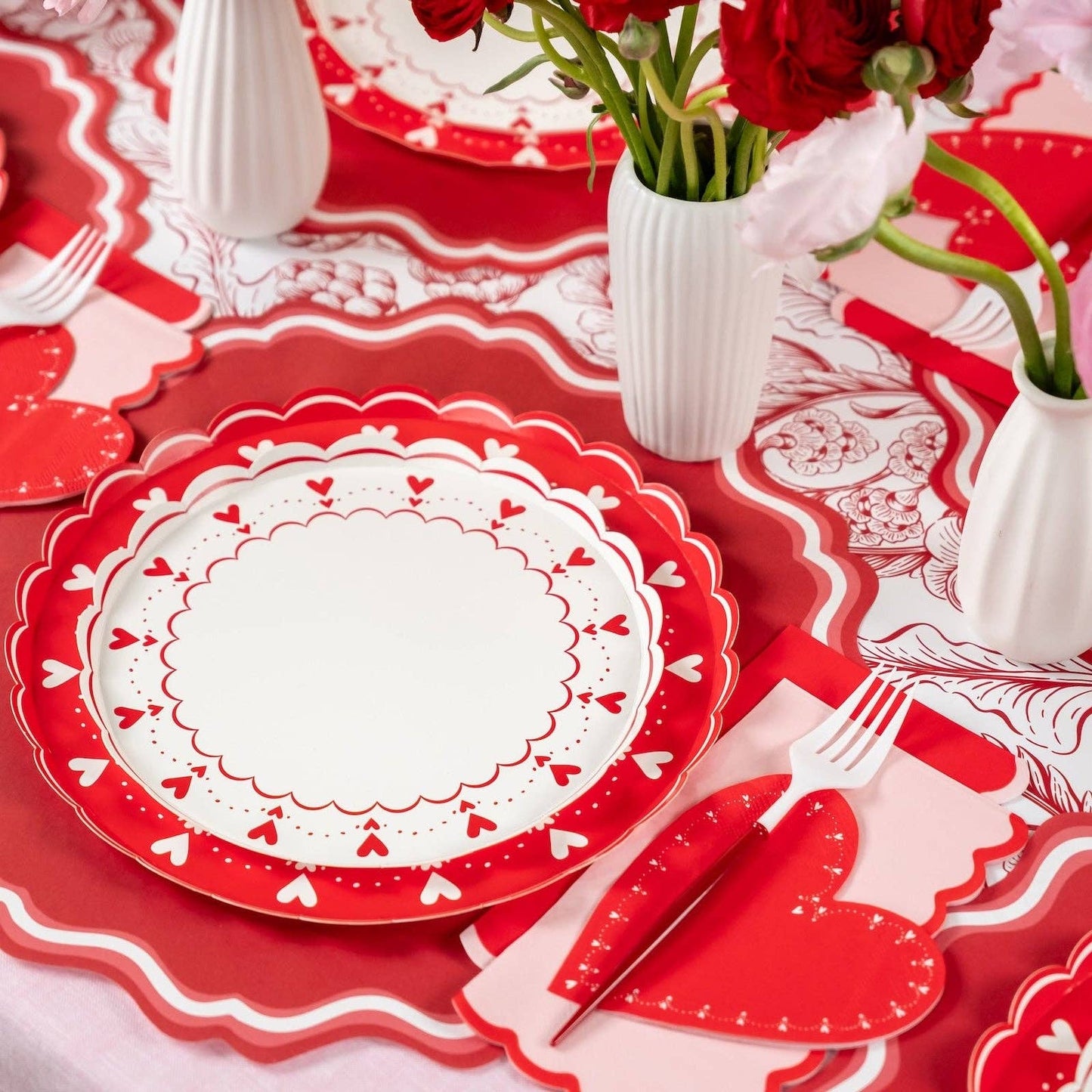 Heart Dessert Plates
