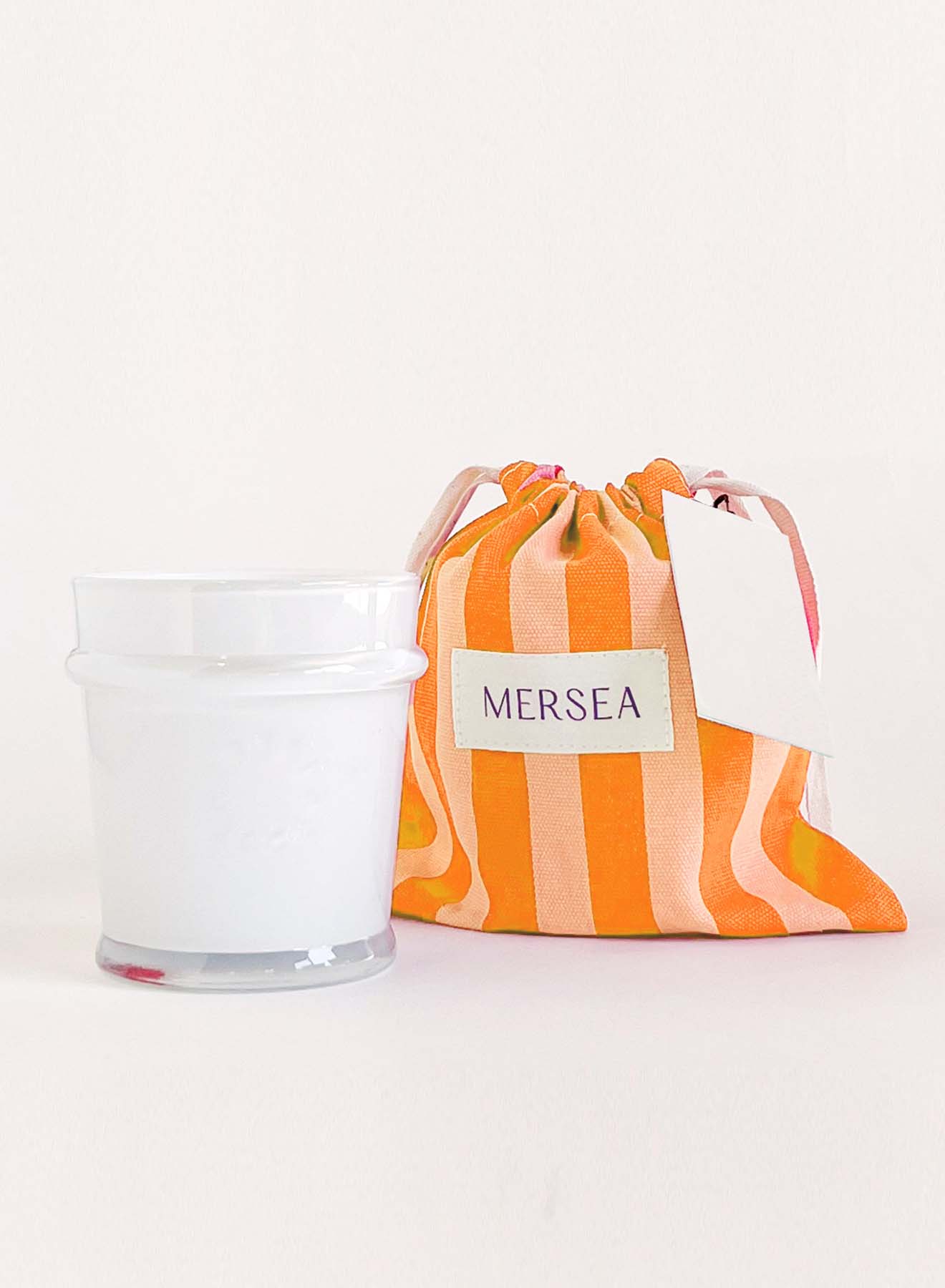Striped Bagged Candle