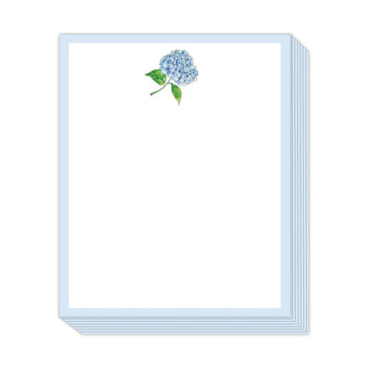 Handpainted Single Blue Hydrangea Stack Pad