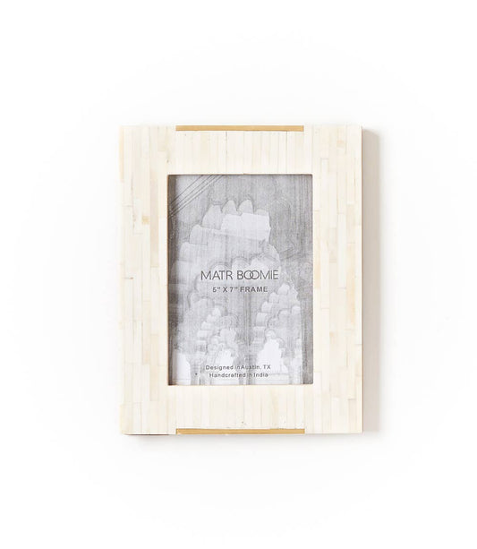 Carved Bone 5x7 Picture Frame