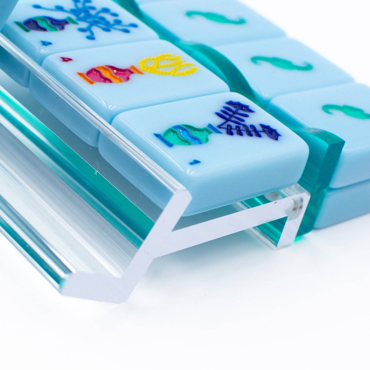 Wavy Acrylic Mahjong Racks