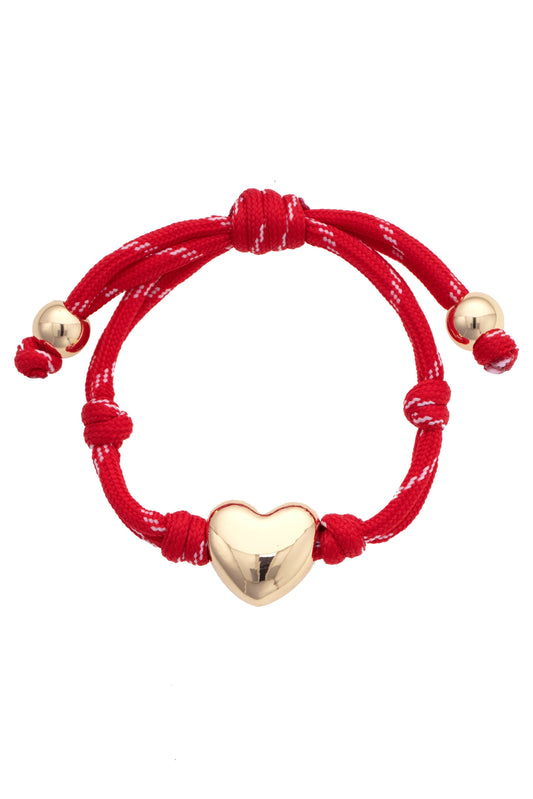 Blaine Puffy Heart Paracord Bracelet
