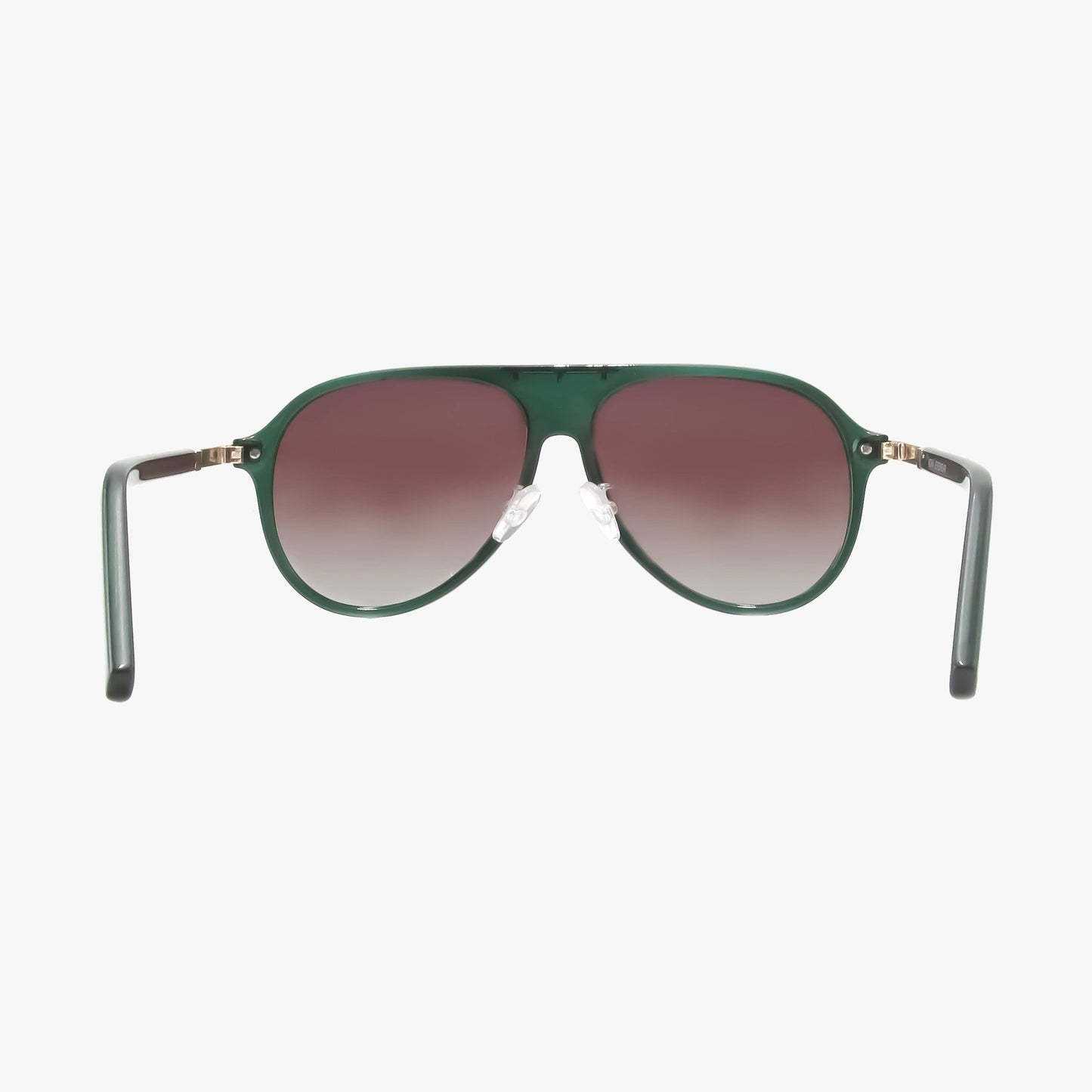 AURA EMERALD GREEN Polarized Fashion Aviator Sunglasses