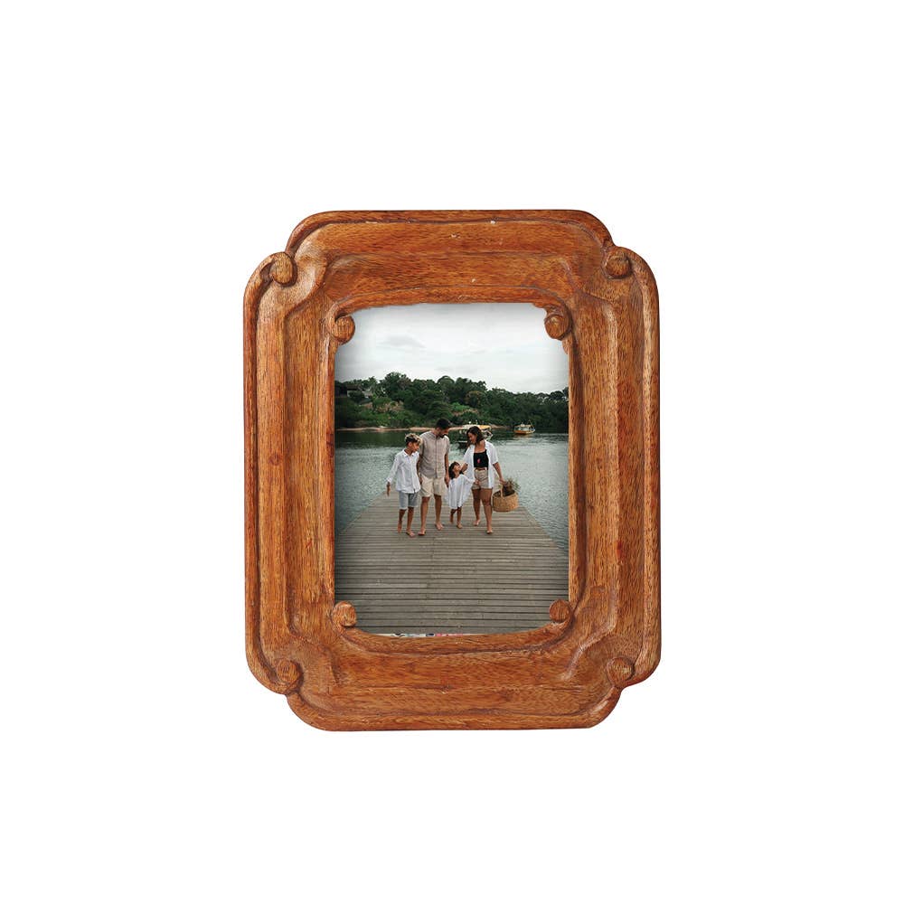 Honey Stain Vintage Photo Frame