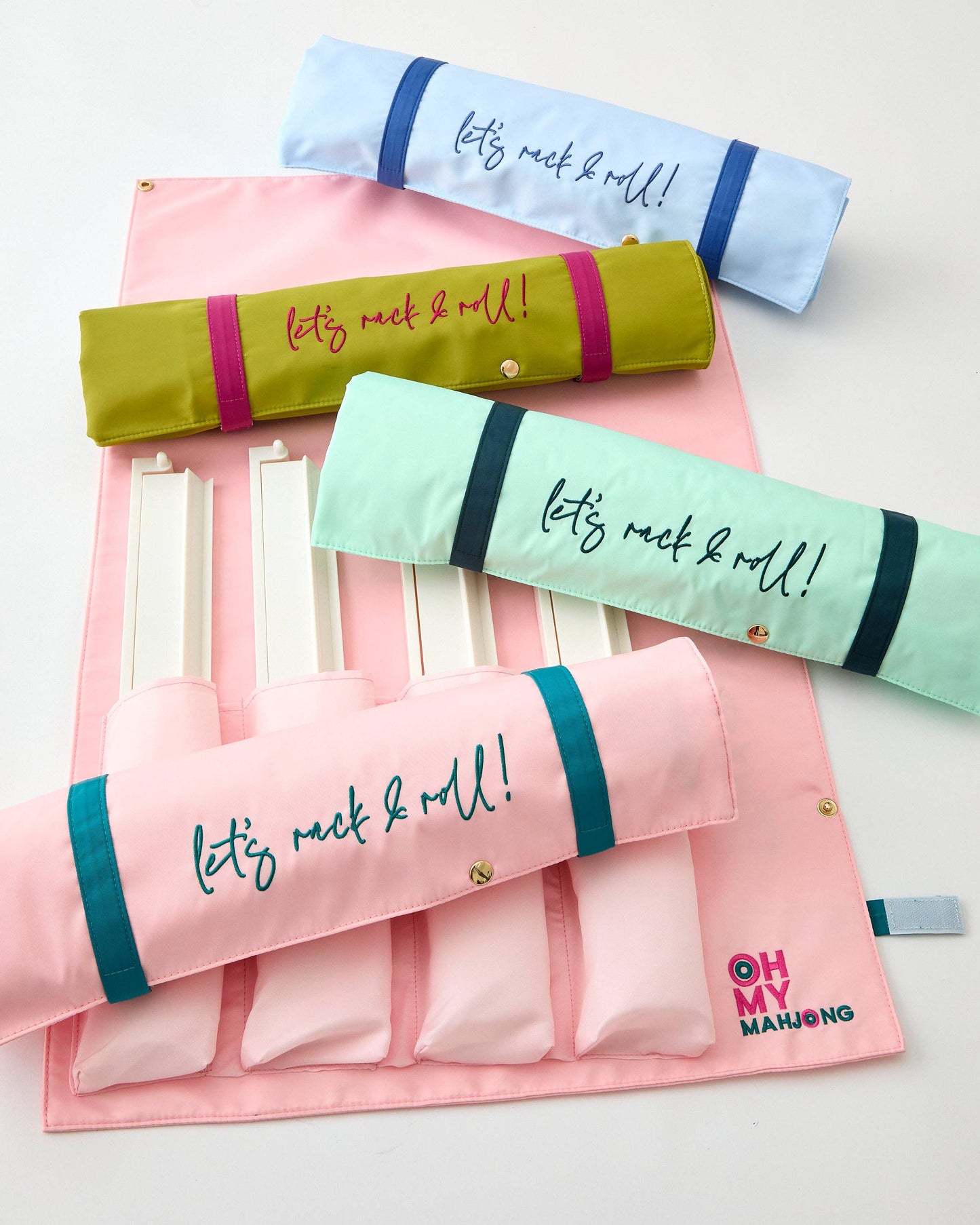 Oh My Mahjong - Olive Let's Rack & Roll Bag