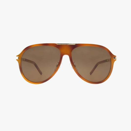 AURA HONEY TORTOISE Polarized Fashion Aviator Sunglasses