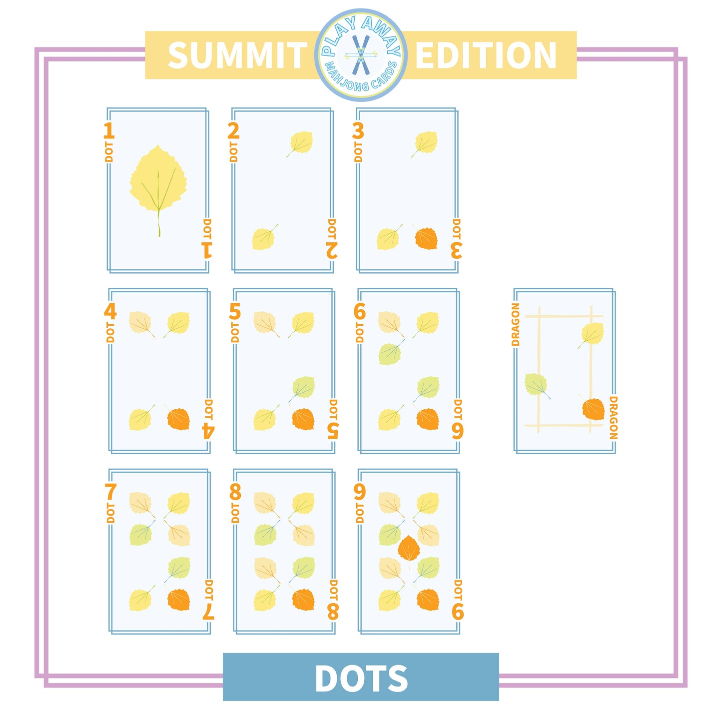 Summit Mountain Mahjong Card Deck