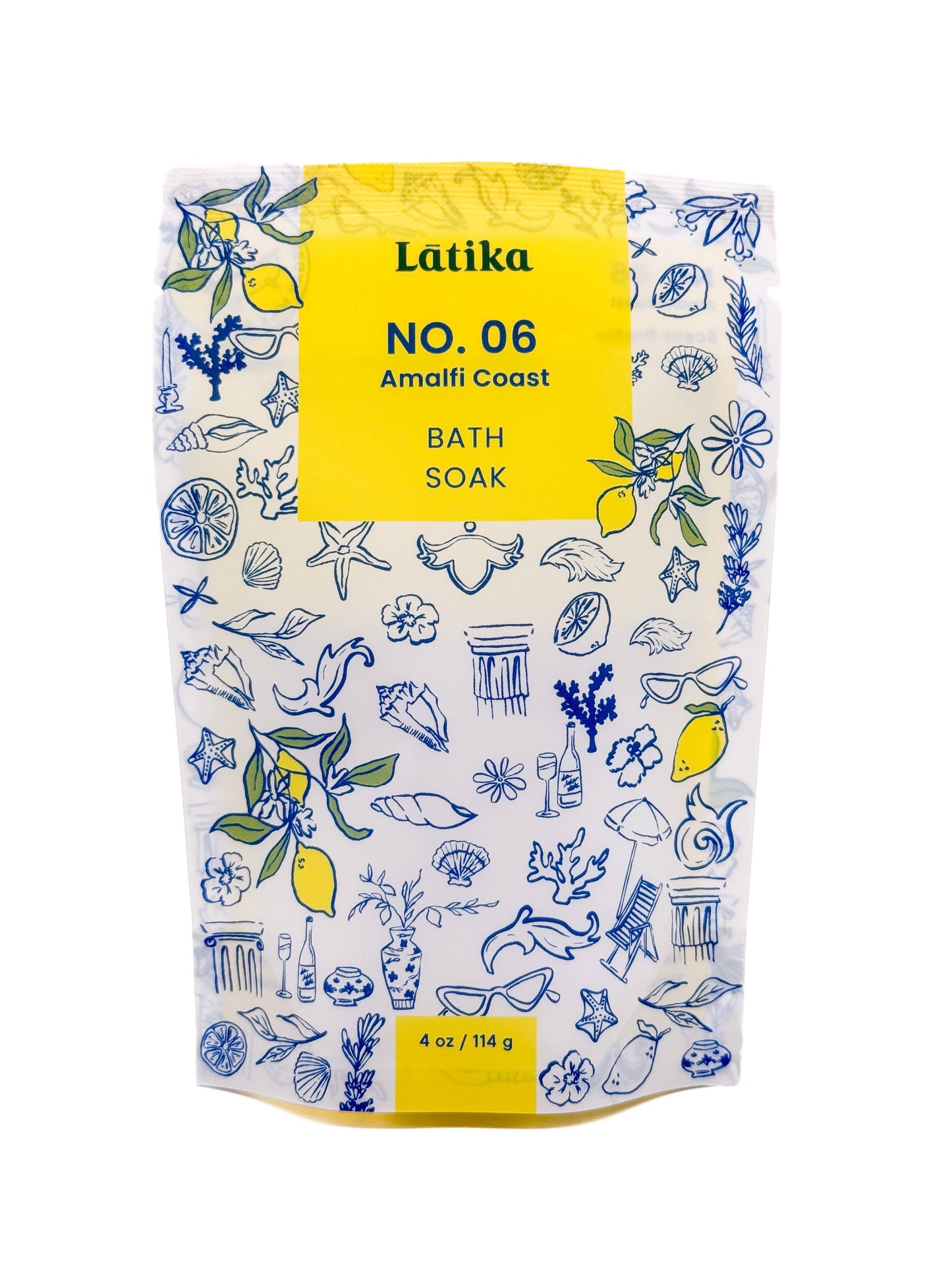 Amalfi Coast Vegan Milk Bath Soak – Citrus & Ocean Scent 🍋 