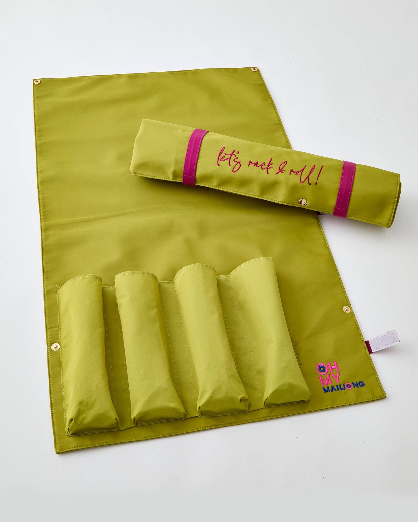 Oh My Mahjong - Olive Let's Rack & Roll Bag
