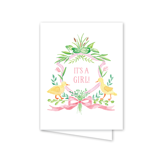 Little Duckling Pink Card