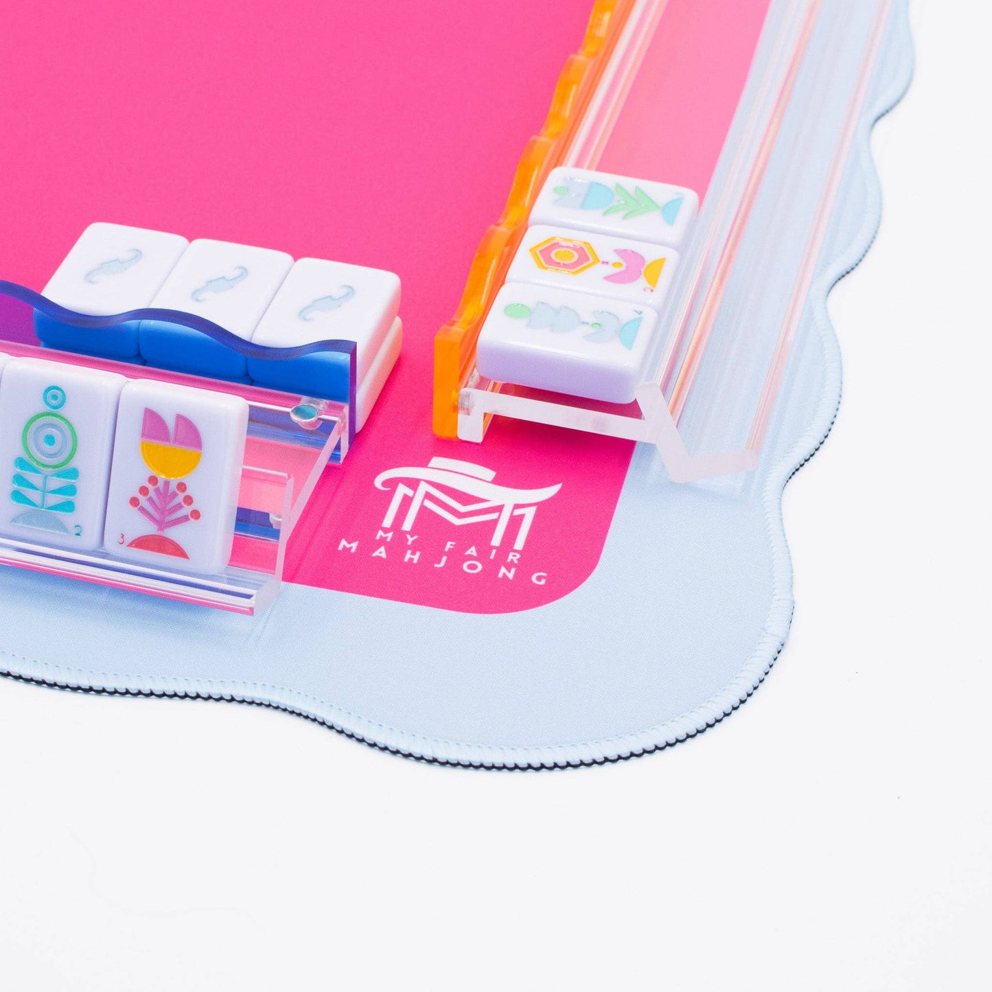 Wavy Acrylic Mahjong Racks