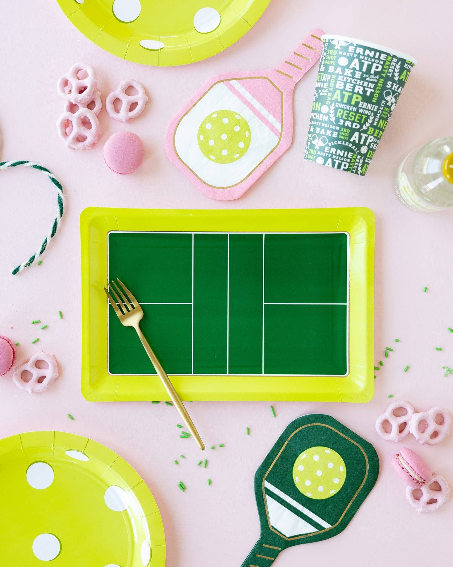 Green Paddle Paper Dinner Napkin