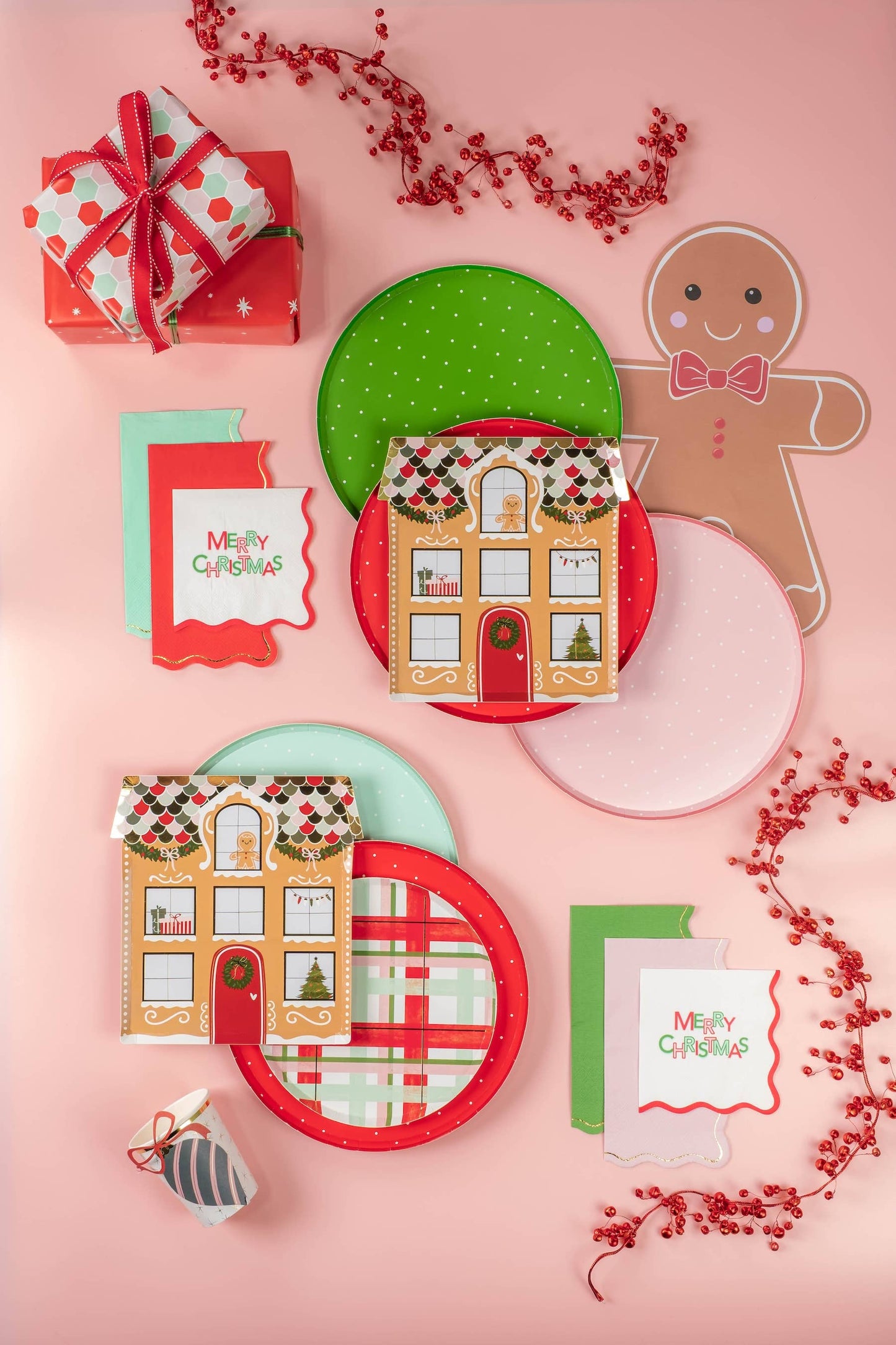 Christmas Cheerful Dinner Plates
