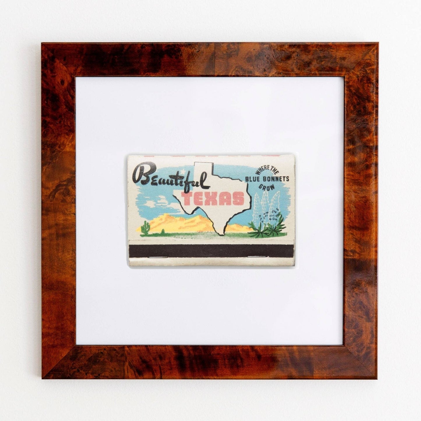 Beautiful Texas Matchbook Print