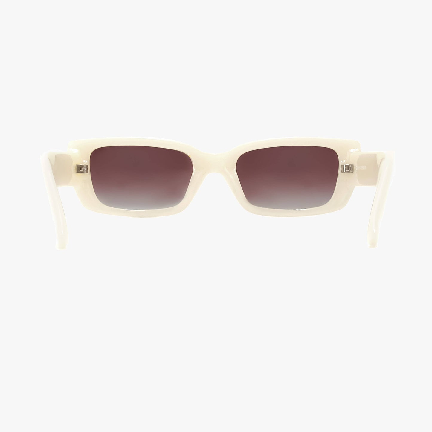 HAVEN IVORY Polarized Fashion Rectangle Sunglasses