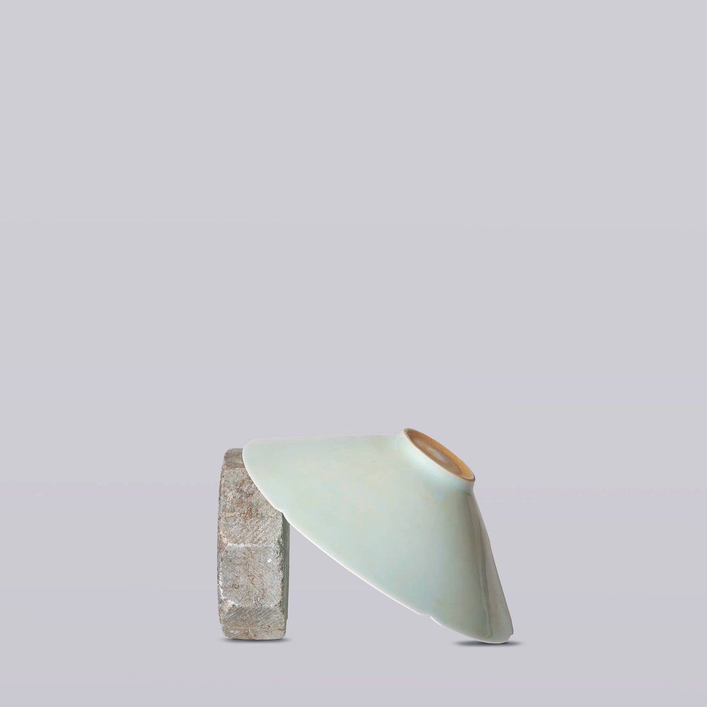 Celadon Porcelain Medium Conical Bowl